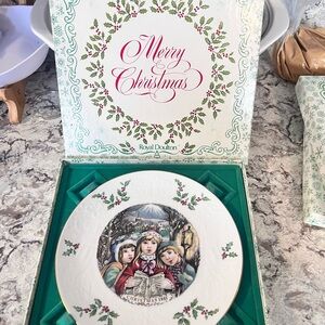 vintage Royal Doulton Plates set  years 1978 1977 1981